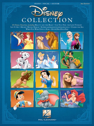 The Disney Collection - piano, gitara, wokal - śpiewnik z nutami z piosenkami Disneya
