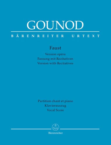 Charles Gounod - Faust - opera w pięciu aktach - partytura nuty na głos z fortepianem - Opera in five acts - Version with recitatives