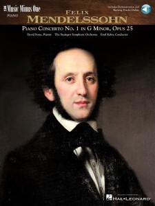 Felix Mendelssohn Bartholdy: Mendelssohn Concerto No. 1 in G Minor, Op. 25  (+ Audio Online)