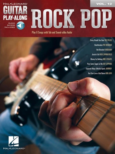 Rock Pop - nuty i tabulatury na gitarę - seria Guitar Play Along (+ audio online)
