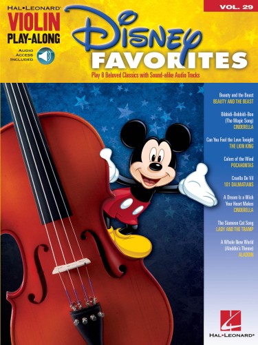 Disney Favorites - Violin Play Along Volume 29 - nuty na skrzypce (+ audio online) I sklep.giszowiec.org