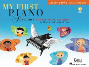 My First Piano Adventure for the Young Beginner by Nancy & Randall Faber – Lesson Book B - szkoła gry na pianinie dla najmłodszych (+Audio Online)