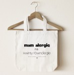 Torba z 2 uchami - Mam alergię na kwinty równoległe - kolor naturalny
