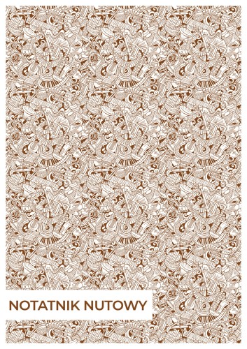 Zeszyt nutowy (instrumenty) - notatnik A4 - 12 linii 60 kartek