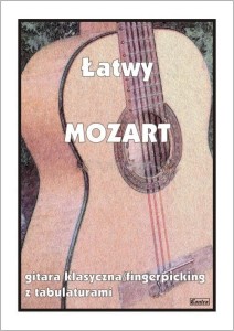 Łatwy Mozart - nuty na gitarę klasyczną (fingerpicking) z tabulaturami 