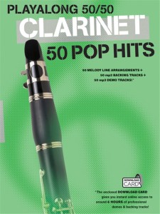 Playalong 50/50: Clarinet - 50 Pop Hits - nuty na klarnet (+ Audio Online)