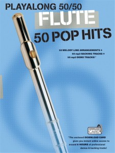 Playalong 50/50: Flute - 50 Pop Hits - nuty na flet poprzeczny (+ Audio Online)