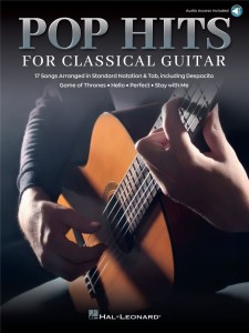Pop Hits for Classical Guitar - nuty z tabulaturą na gitarę klasyczną (+ Audio Online)