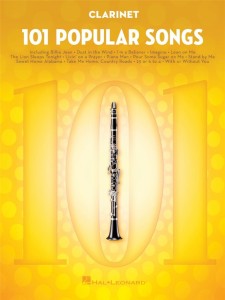 101 Popular Songs 	for Clarinet - nuty na klarnet dla początkujących