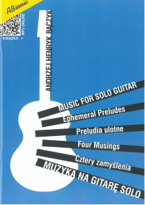 Muzyka na gitarę solo - nuty na gitarę klasyczną - Andrzej Henryk Bączyk (+ mp3 online) 