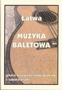 Łatwa muzyka baletowa - nuty na gitarę klasyczną z tabulaturami