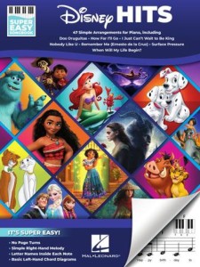 Disney Hits - Super Easy Songbook - Śpiewnik - bardzo łatwe opracowania na fortepian