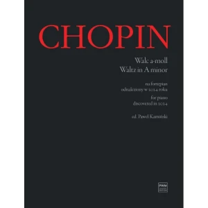 Fryderyk Chopin - Walc a-moll (odnaleziony w 2024 roku) - nuty na fortepian