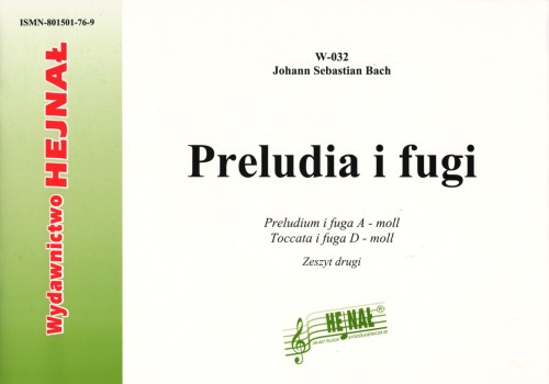 Preludia i Fugi - J. S. Bach - Preludium i fuga a moll i d moll - zeszyt drugi