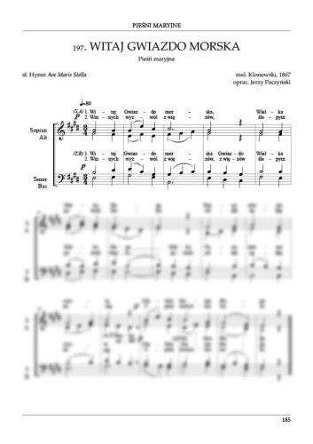 Witaj Gwiazdo nuty pdf