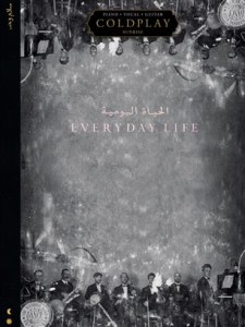 Coldplay -  Everyday Life - nuty na fortepian, głos i gitarę dla średnio zaawansowanych