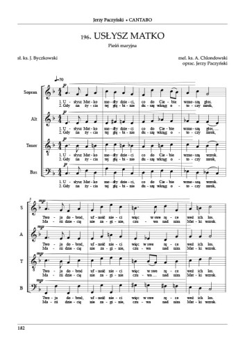 Usłysz Matko nuty pdf