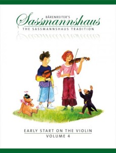 Kurt Sassmannshaus, Egon Sassmannshaus - Early start on the violin vol. 4.  A violin method for children - Szkoła gry na skrzypcach dla najmłodszych