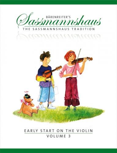 Kurt Sassmannshaus, Egon Sassmannshaus - Early start on the violin vol. 3. Elementary duets, dances and other pieces in various keys - szkoła gry na skrzypcach dla najmłodszych - duety skrzypcowe
