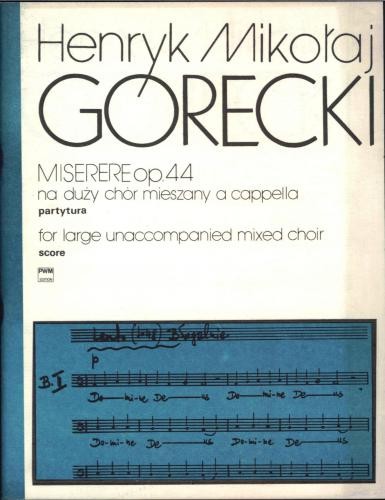 na duży chór mieszany a cappella