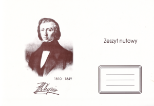 Zeszyt nutowy (Chopin) B5, poziomy 