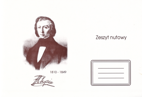 Zeszyt nutowy (Chopin) B5, poziomy  | księgarnia muzyczna MUZO