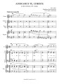 Adoramus te Christe SATB - nuty pdf na chór z organami - M. Kaczmarkiewicz