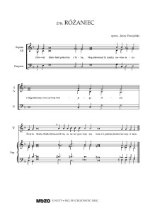 Różaniec (SAB + organy)