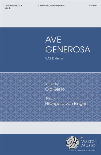 Ave Generosa SATB divisi - Ola Gjeilo - nuty na chór mieszany I sklep.giszowiec.org