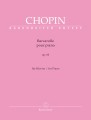 Barcarolla Fis - dur - Fryderyk Chopin - Barcarolle for Piano in F-sharp major op. 60 - nuty na fortepian | księgarnia muzyczna MUZO - sklep giszowiec