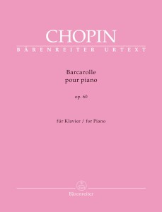 Barcarolla Fis - dur na fortepian - Fryderyk Chopin - Barcarolle for Piano in F-sharp major op. 60