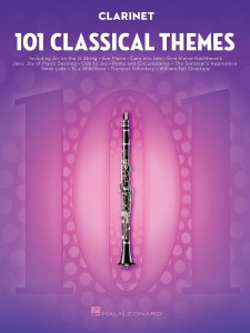 101 Classical Themes for Clarinet - nuty na klarnet