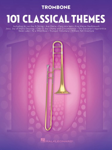 101 Classical Themes for Trombone - muzyka klasyczna - nuty na puzon I sklep.giszowiec.org