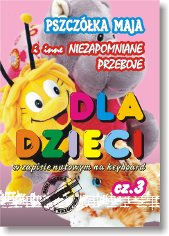 Dla dzieci - cz. 3 - Pszczółka Maja i inne niezapomniane przeboje w zapisie nutowym na keyboard