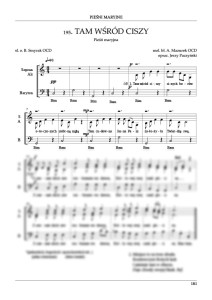 Tam wśród ciszy (SAB)