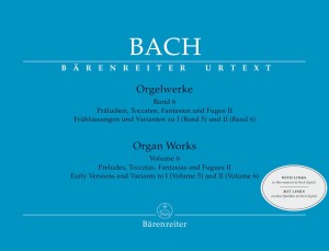 Orgelwerke - tom 6 - preludia, toccaty, fantazje i fugi - J. S. Bach 